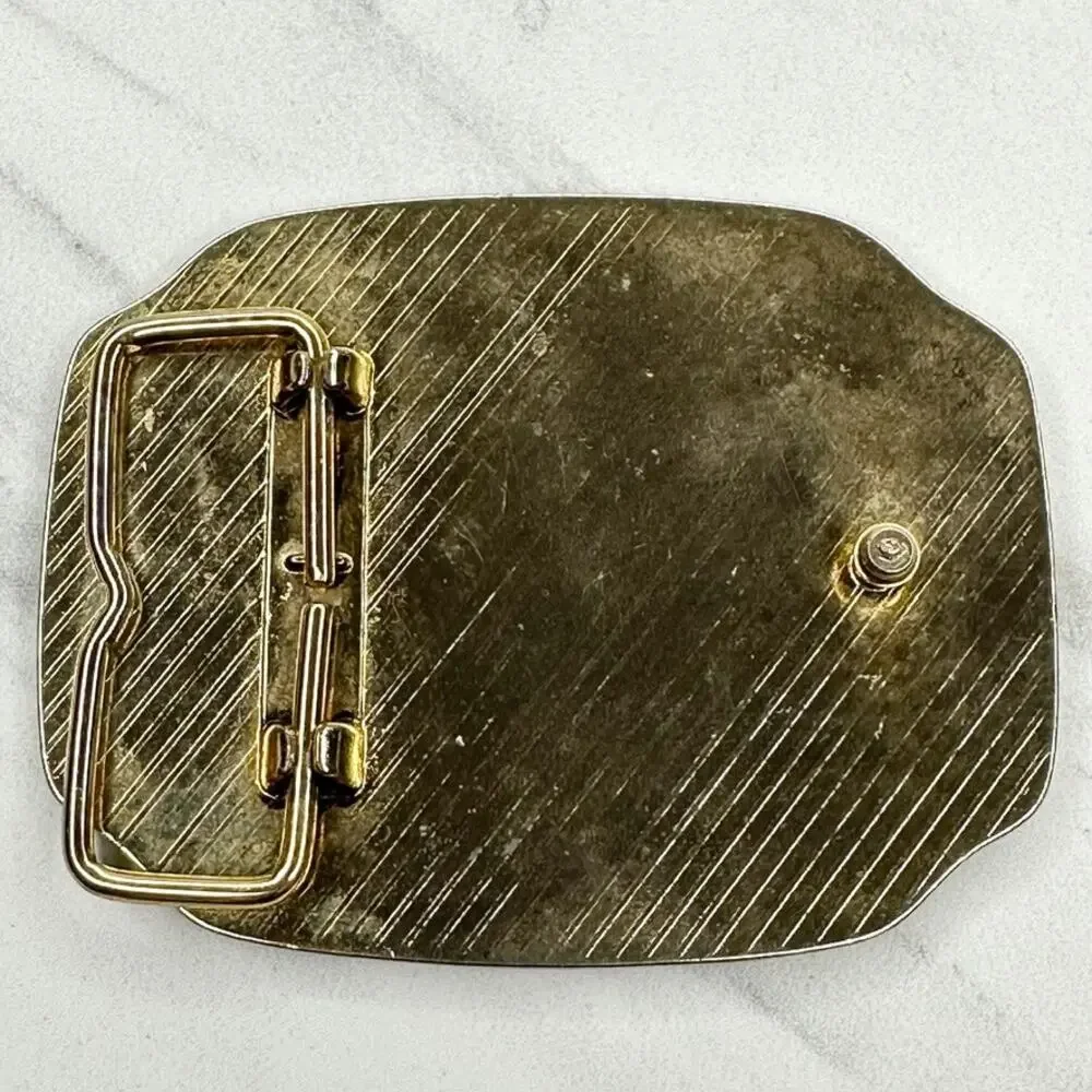Vintage 100 Years of Liberty 1886 1986 Belt Buckle
